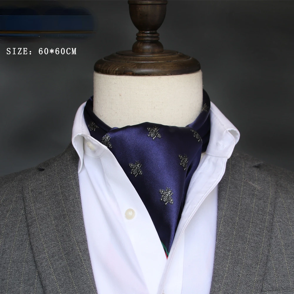 Bandana Cotton - Lenço de seda masculino britânico pequena