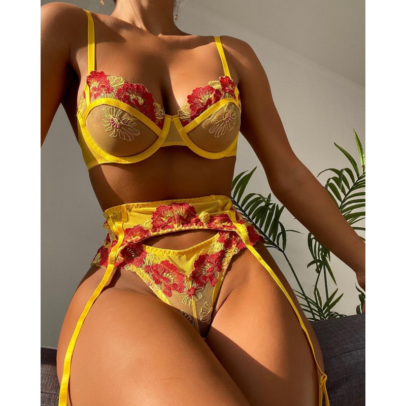 Silk Tie Striped - Biquíni moda renda bordado meias sexy