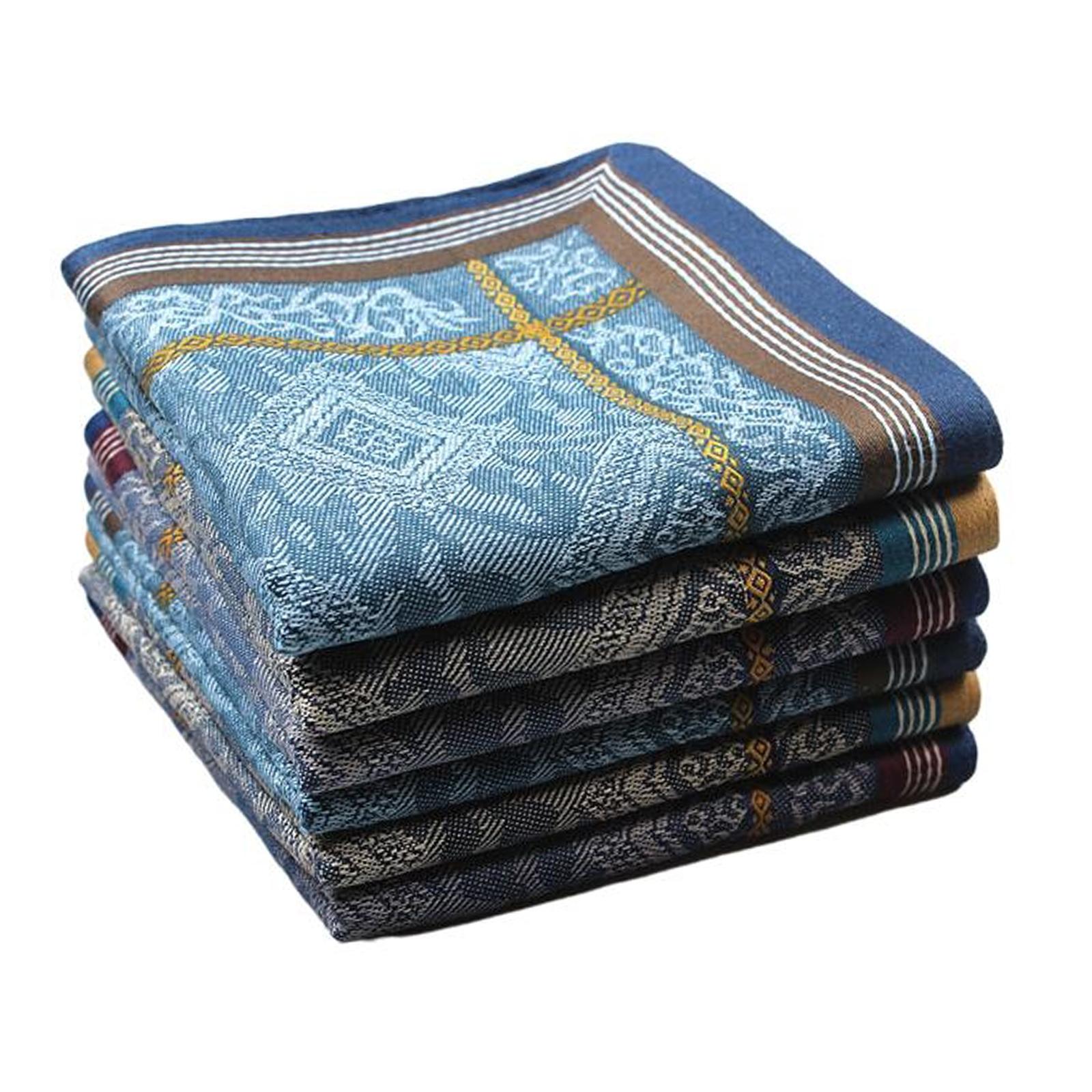 3x Lenços de bolso masculinos  - Handkerchief Cotton Men avaliação e preço