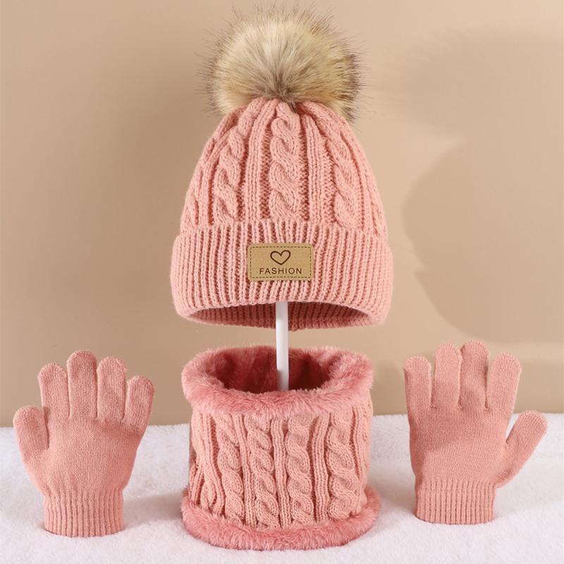 Gorro infantil com pom pom e c - Infinity Scarf Knit avaliação e preço