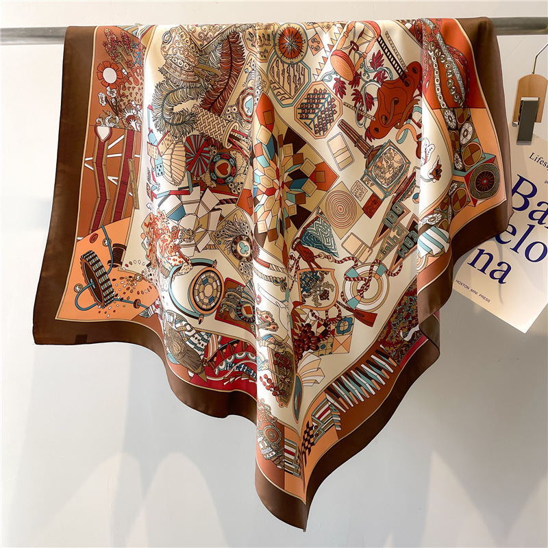 Novo Lenço Quadrado de Seda Sa - Scarf Silk Square avaliação e preço