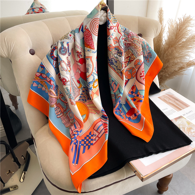 Novo Lenço Quadrado de Seda Sa - Scarf Silk Square avaliação e preço
