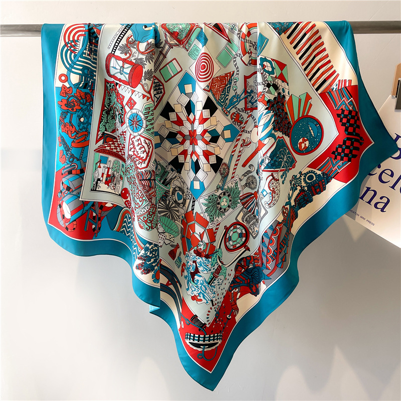 Novo Lenço Quadrado de Seda Sa - Scarf Silk Square avaliação e preço