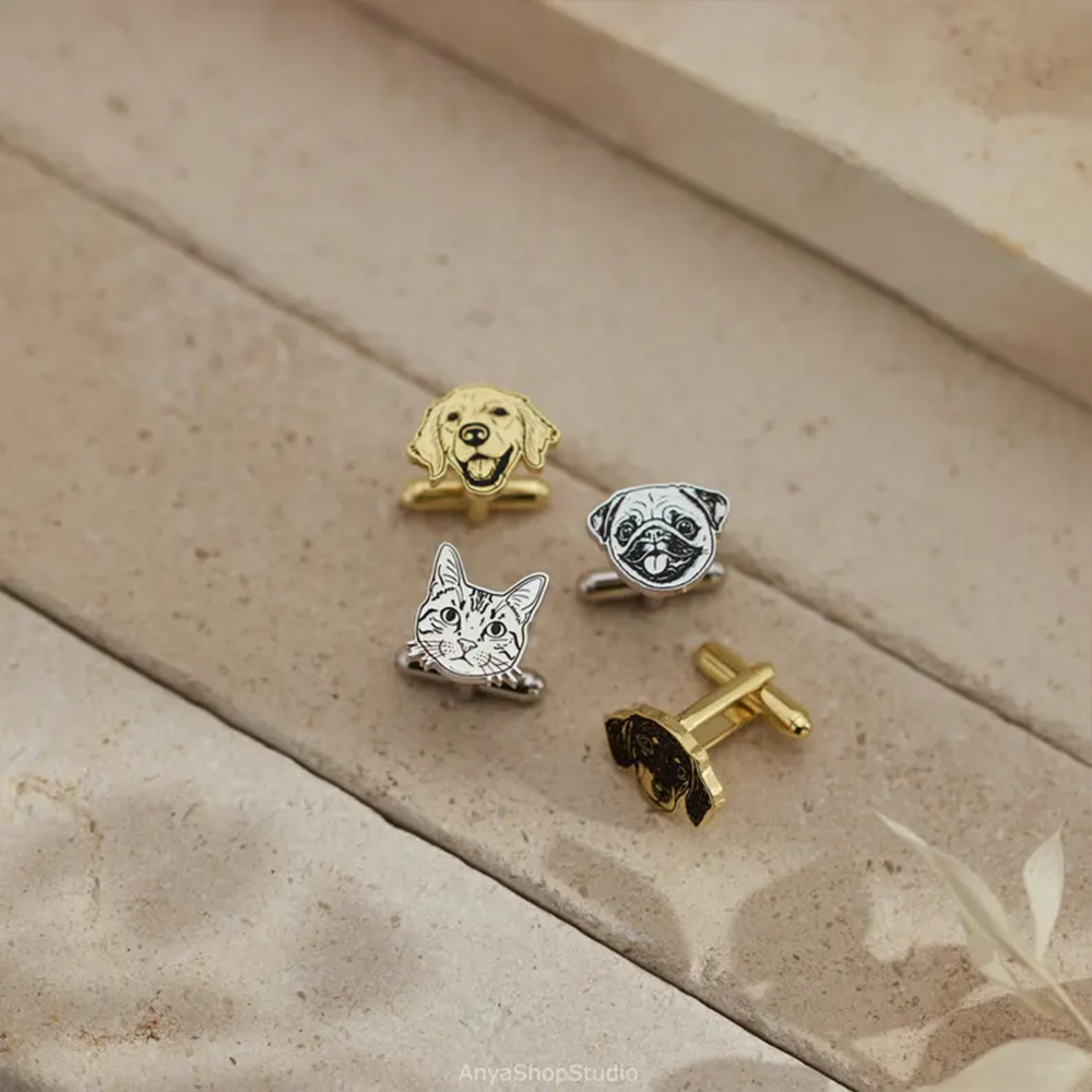 Abotoaduras Personalizadas com - Tie Clip Silver avaliação e preço