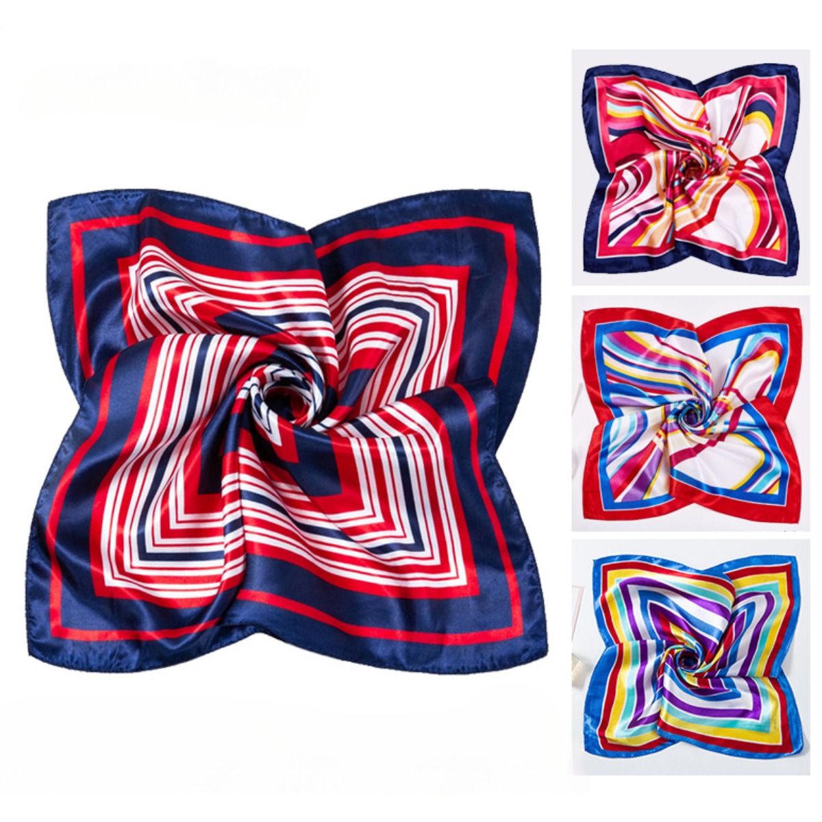 50*50cm lenços de seda quadrad - Scarf Silk Square avaliação e preço