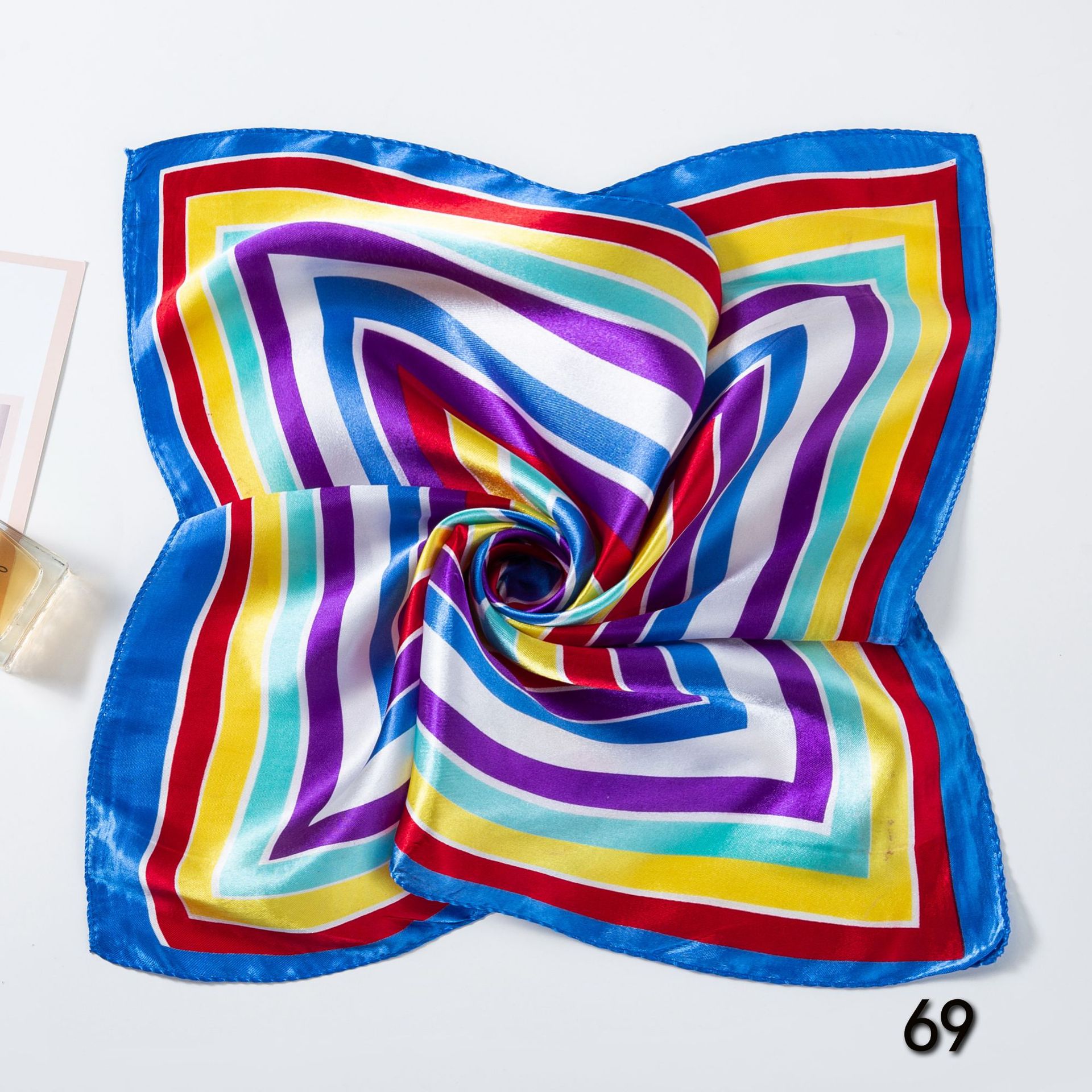 50*50cm lenços de seda quadrad - Scarf Silk Square avaliação e preço
