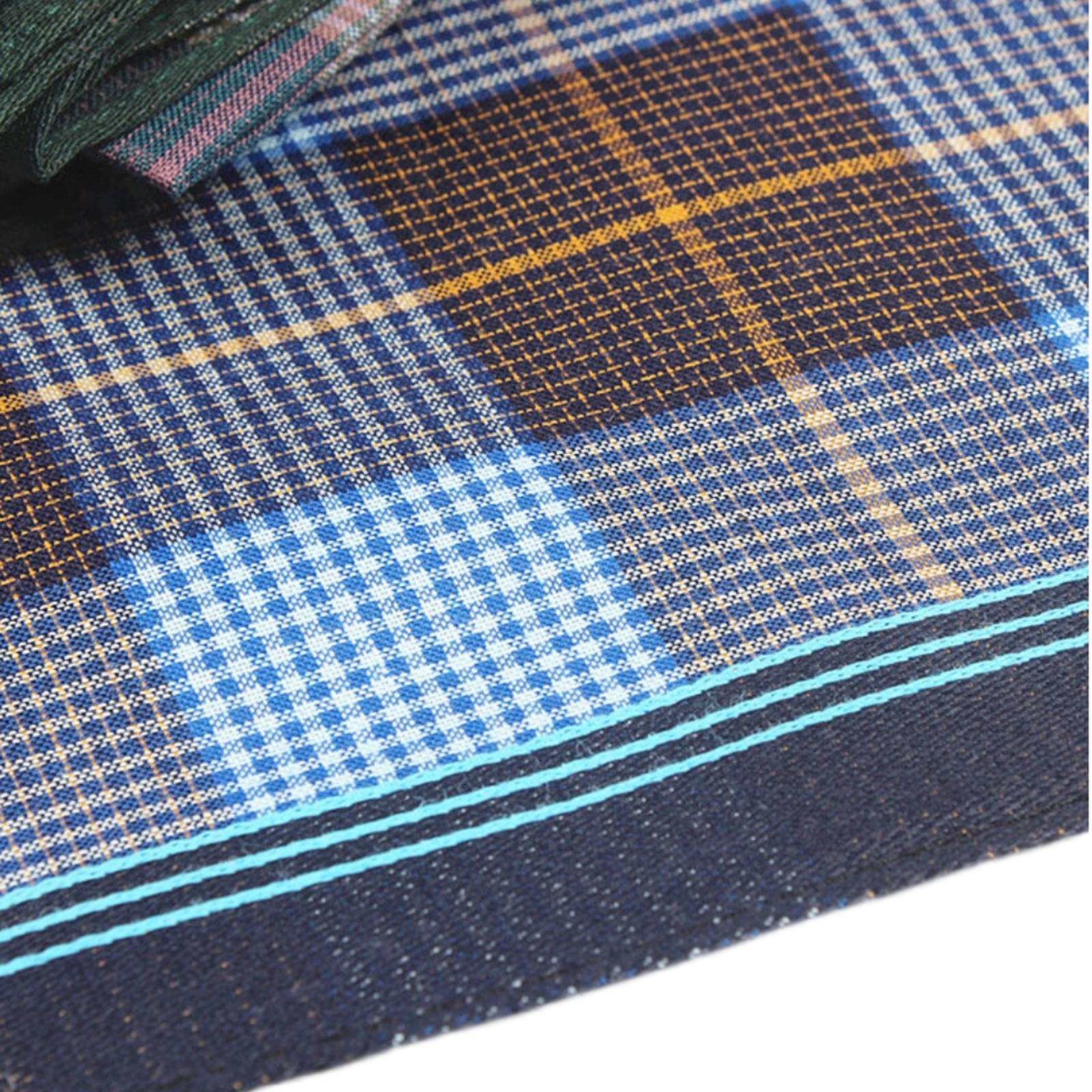 6 Lenços de Bolso, Lenços Univ - Handkerchief Cotton Men avaliação e preço