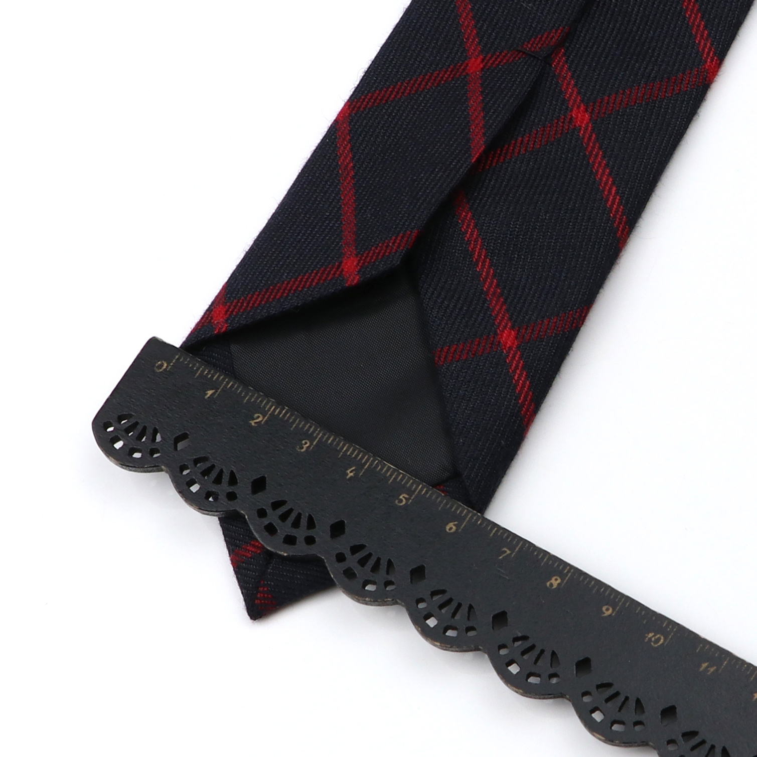 Clássico preto cinza xadrez al - Skinny Tie Men avaliação e preço