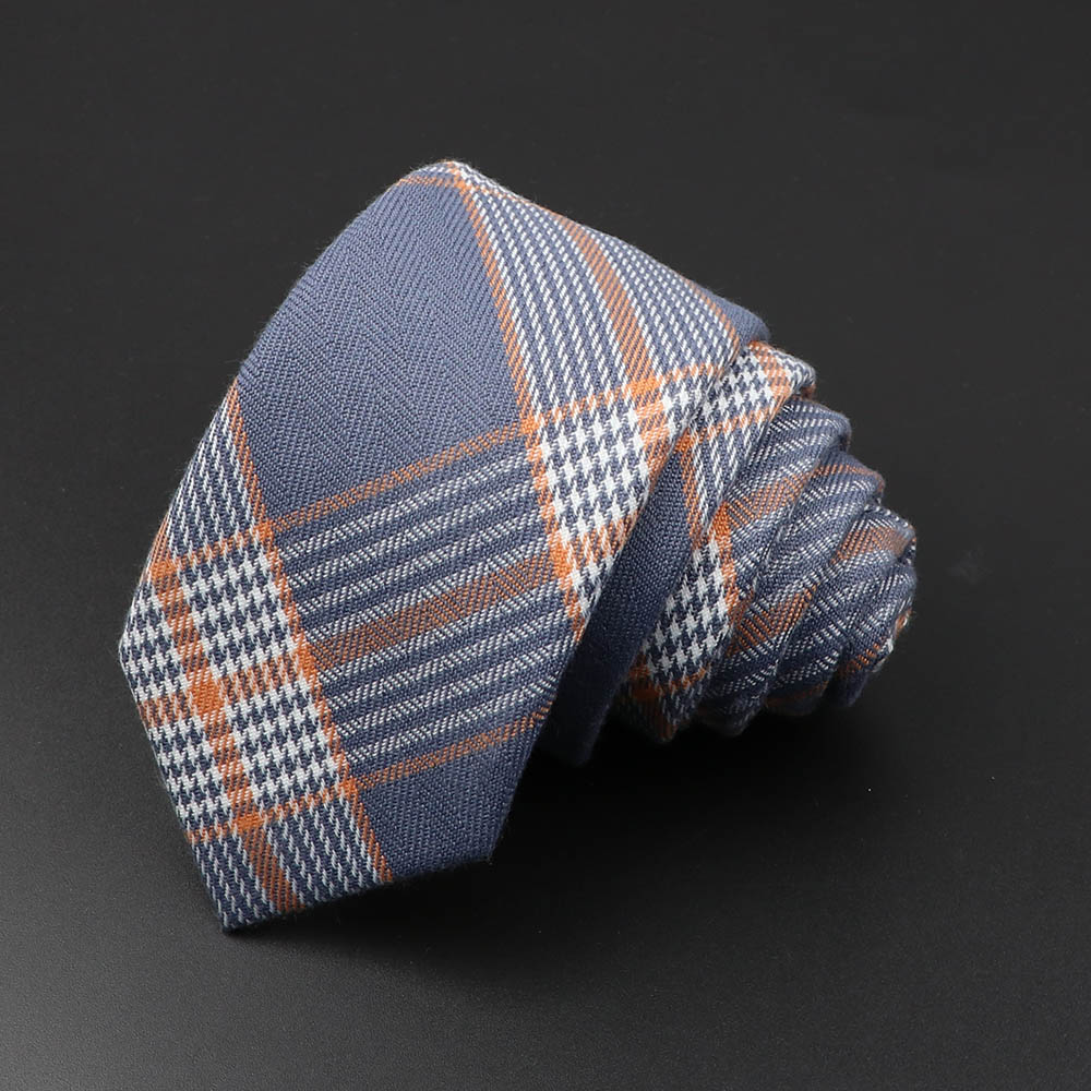 Clássico preto cinza xadrez al - Skinny Tie Men avaliação e preço