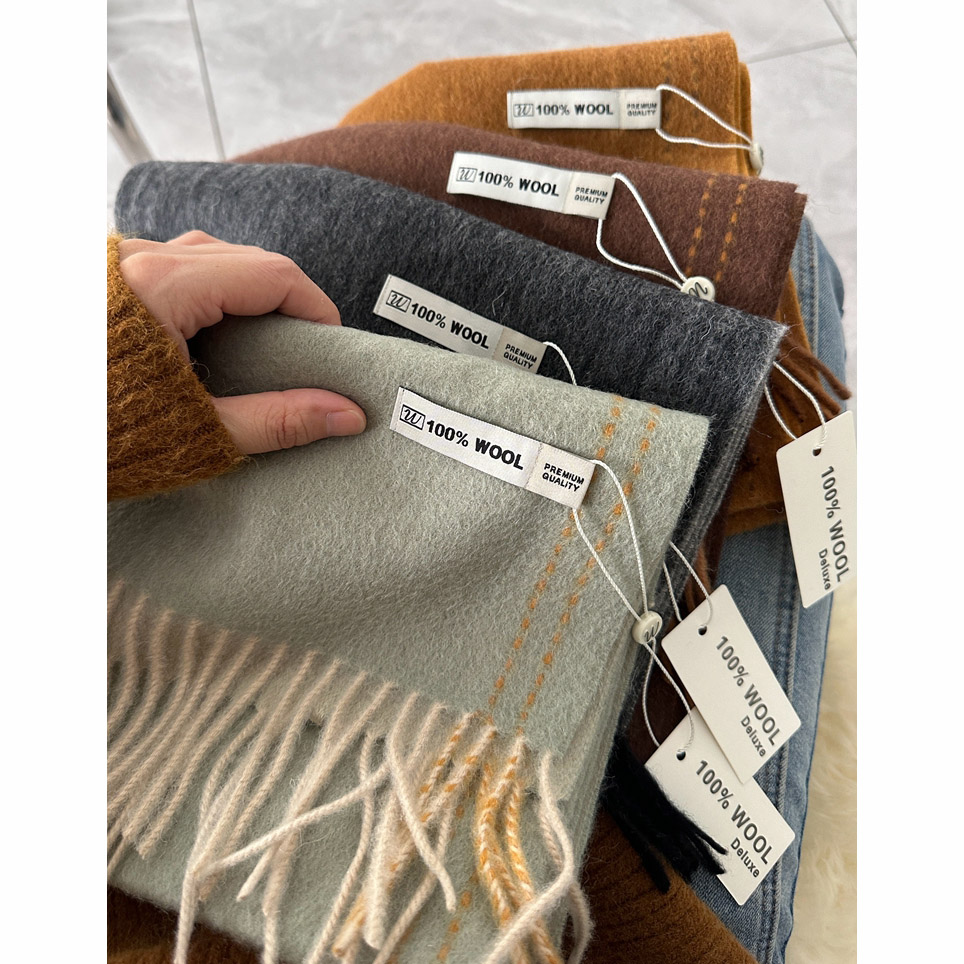 Elegante de boa qualidade 100% - Muffler Men Wool avaliação e preço