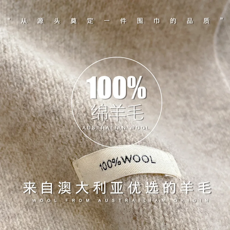 Alta qualidade 100% cachecol d - Muffler Men Wool avaliação e preço